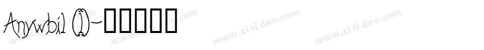 Anywbi1 (1)字体转换